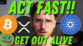 PEPE COIN, CARDANO ADA & XRP RIPPLE The Time is NOW!!!!(Don't Fu*king Do THIS!!!!)