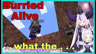 Laplus Buried Shion While She's Gone | minecraft  [Hololive/Eng Sub]