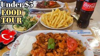 UNDER $5 FOOD TOUR MARMARIS TURKEY (TÜRKİYE) FOOD PRICES ️ 