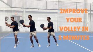 3 PADEL VOLLEY Tips & Drills