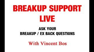 Breakup Support Live - With Vincent Bos