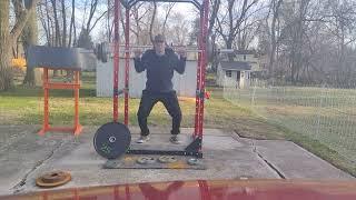 5th day of 20 rep squats and milk.