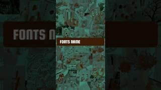 Fonts name for editing  #fontspack #shortsb#youtubeshorts #editingneeds