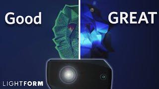 Lightform Tutorial Good vs Great Projection Mapping
