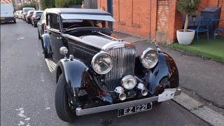 Bentley 4-door saloon - Classic car / vehicle THAT YOU CAN ACTUALLY RIDE IN! Spotted in Crouch End