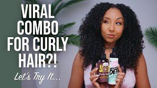 Viral Combo For Curly Hair? Let's Try It! Sally Beauty Finds | BiancaReneeToday