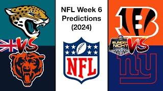 NFL Week 6 Predictions (2024)