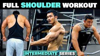 BIG SHOULDER WORKOUT for INTERMEDIATE in HINDI |SHOULDER वर्कआउट इंटरमीडिएट के लिए|