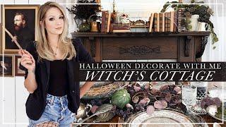 Halloween Decorate with Me // Dark Academia Witch's Cottage