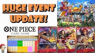 HUGE One Piece TCG Event Update! 2025 Roadmap! Stunning Prize Cards! (One Piece TCG News)