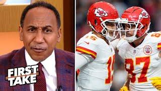 FIRST TAKE | "Patrick Mahomes & Travis Kelce are GOAT duo" - Stephen A.: Chiefs will win Super Bowl