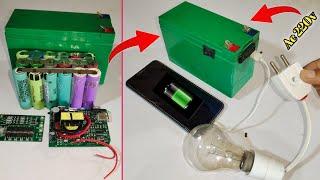 How To Make Amazing 220v Lithium Ion Battery At Home