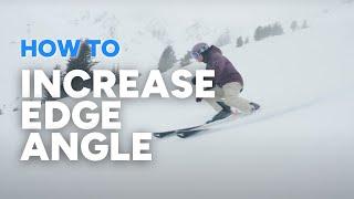 HOW TO INCREASE EDGE ANGLE | 3 tips with Olympic Skier Graham Bell