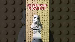 Lego Star Wars Snowtrooper VS Stormtrooper #lego #legostarwars