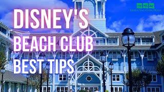 Disney World Beach Club Resort Tips