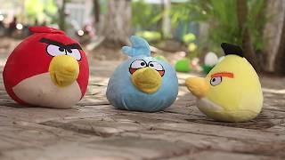 Angry Birds Plush Movie 2018: Pigs steal eggs | MOO Toy Story