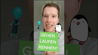 "GEHEN", "LAUFEN", "RENNEN"?  Was ist der Unterschied? Deutscher Wortschatz!