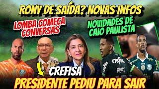 BOMBASTICO! INFOS CASO CAIO PAULISTA, PRESIDENTE DA CREFISA DE SAÍDA? RONY COM DIAS CONTADOS!