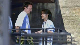 Lisa and Frédéric Arnault spotted in Milan Italy, before heading to Thailand