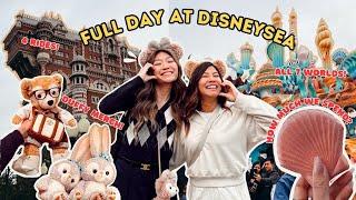  Explore TOKYO DISNEYSEA With Me | Tips Rides , Ate in a Cruise Duffy Merch, Tour all 7 Areas!