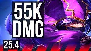 KENNEN vs AATROX (TOP) | 55k DMG | KR Diamond | 25.4