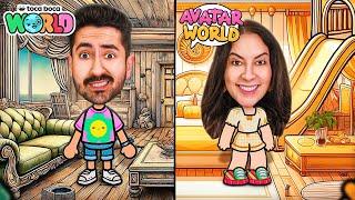 QUAL A MELHOR CASA? Avatar World vs Toca Boca World