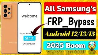 Samsung FRP Bypass 2025  | Samsung Frp Bypass Android 14 | Frp Bypass Samsung any Device