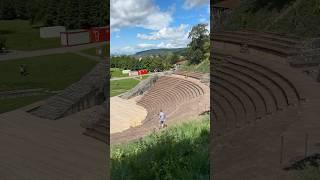 Ancient Theatre of Augusta Raurica: Journey Through Switzerland's Roman Past in Kaiseraugst #shorts