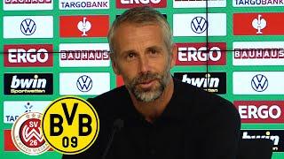 „Großes Lob an die Mannschaft!“ | PK mit Marco Rose | SV Wehen Wiesbaden – BVB 0:3