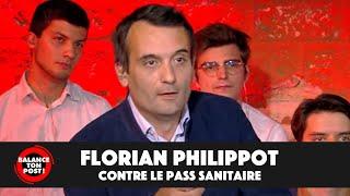 Florian Philippot, contre le pass sanitaire, s'exprime dans BTP