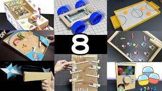 8 Incredible Craft ideas. Cardboard games make at home