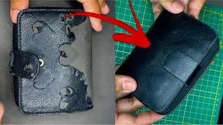 How to Restore Leather Purse | Purse Leather Restoration | Wallet Leather Repair DIY