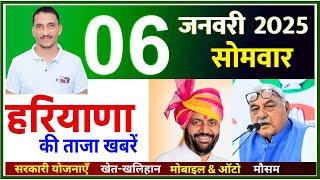 06 January 2025 Haryana News || हरियाणा की ताजा खबरें || Haryana Live News || CWB Hindi News