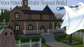 Sims 4: Von HAUNTED Estate Speed build