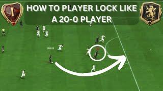 HOW TO PLAYER LOCK LIKE AN ELITE 20-0 PLAYER! FC24 PLAYER LOCK TUTORIAL!