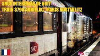 Travel by train from Auvergne to the capital - Aurillac to Paris on the Intercités de Nuit