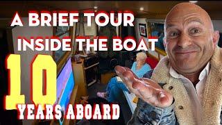 A tour inside my boat #narrowboat #home #tinyhouse