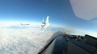 Su-35's unsafe maneuver