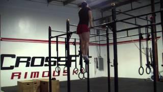 Maude Charron - Max Bar Muscle-up (15 reps)