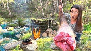 Epic Deer Hunting In The Wild - Bush Craft - Catch & Cook 2023