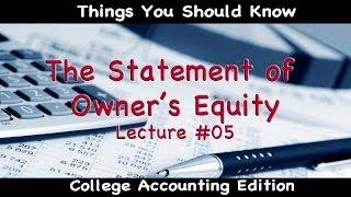TYSK: Statement of Owners Equity - Acct Edition