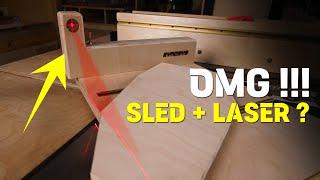 LASER TableSaw Cross Cut Sled / Amazing Function / DIY