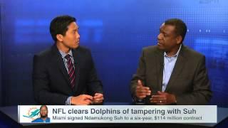 Dolphins cleared of Suh related tampering