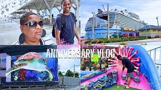 Anniversary Vlog | Boarding Utopia Of The Seas | Cruising To Nassau  Bahamas