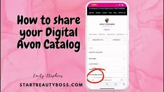 How to Share your Avon Digital Brochure Catalog