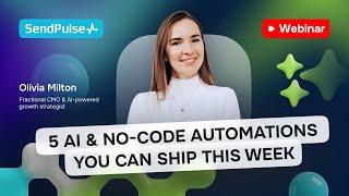 5 AI & No-Code Automations You Can Ship This Week | Webinar