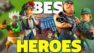 The Best Heroes in Boom Beach!