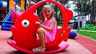 Polina and the best Playgrounds for kids