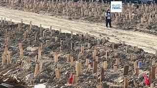 Mass graves start to appear in Antakya as rescue efforts in Turkey enter their final hours