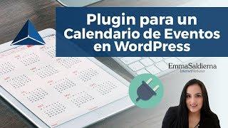 Instalar Plugin para Calendario de Eventos en WordPress